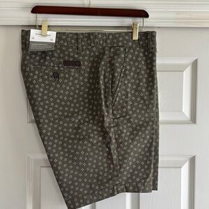 Ag Adriano Goldschmied Green Flat Front Shorts